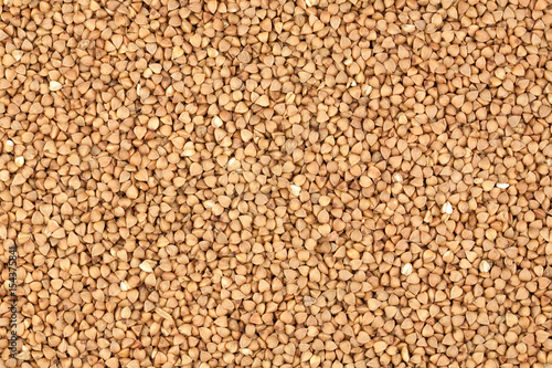 Closeup of buckwheat groats for background
