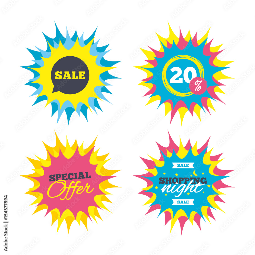 Fototapeta premium Sale sign icon. Special offer symbol.