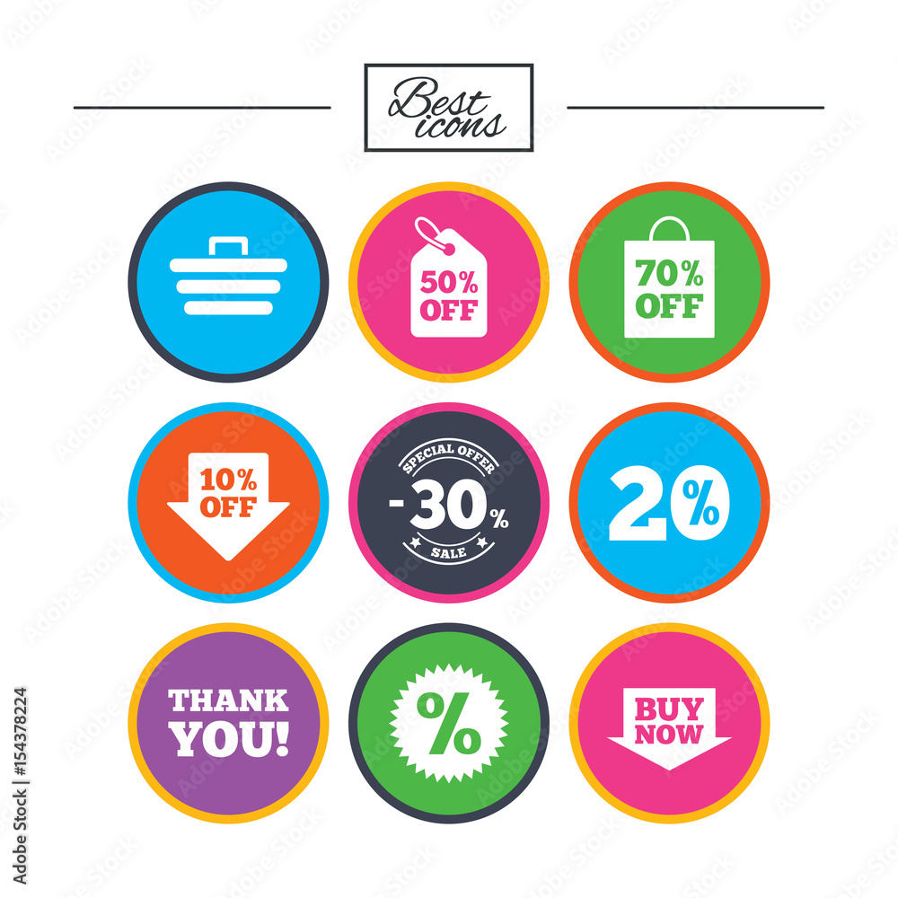 Sale discounts icon. Shopping, deal signs. Sale discounts icon. Shopping, deal signs.