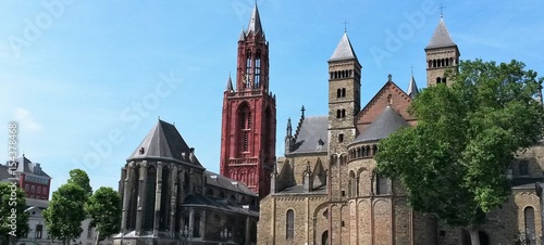 Vue sur la cathédrale de Maastricht