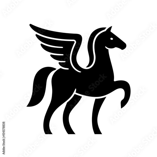 Pegasus logo template