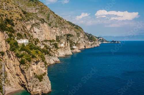 Fabulous view of the coastline near Positano