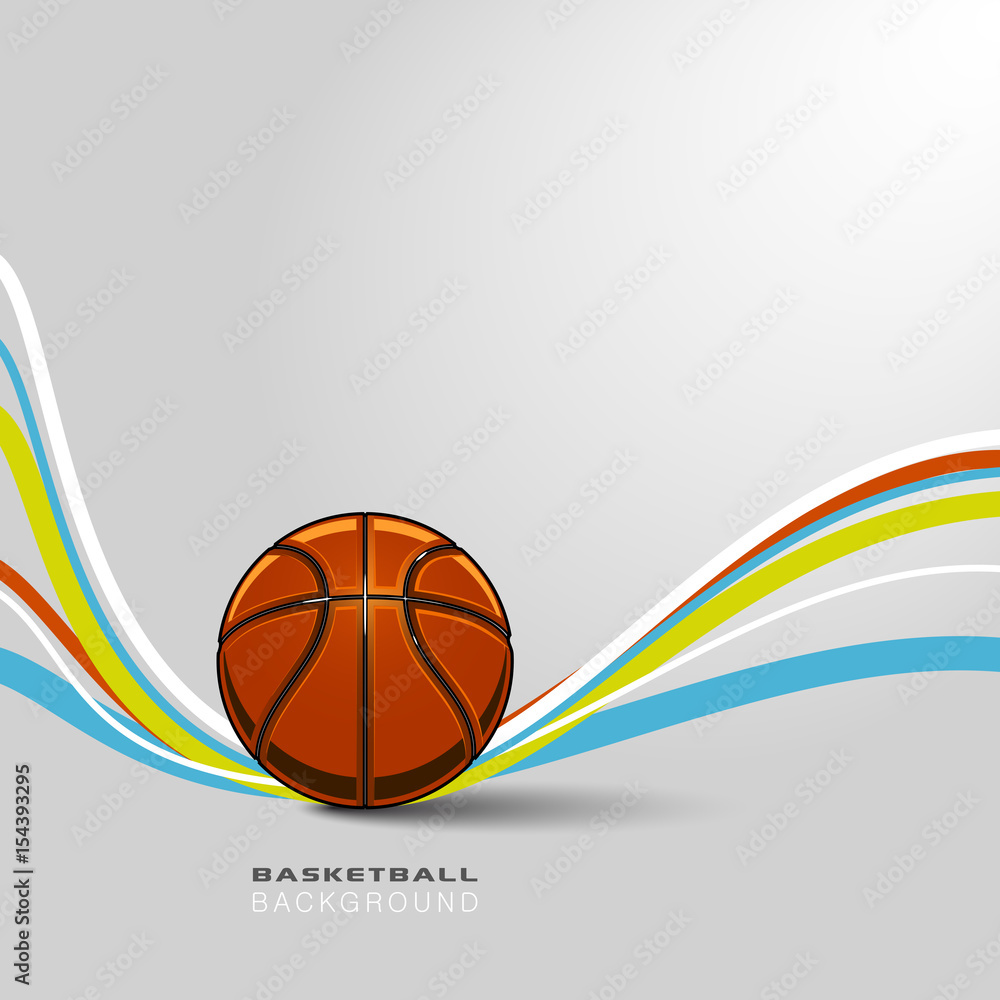 Basketball vector illustration abstract sport background