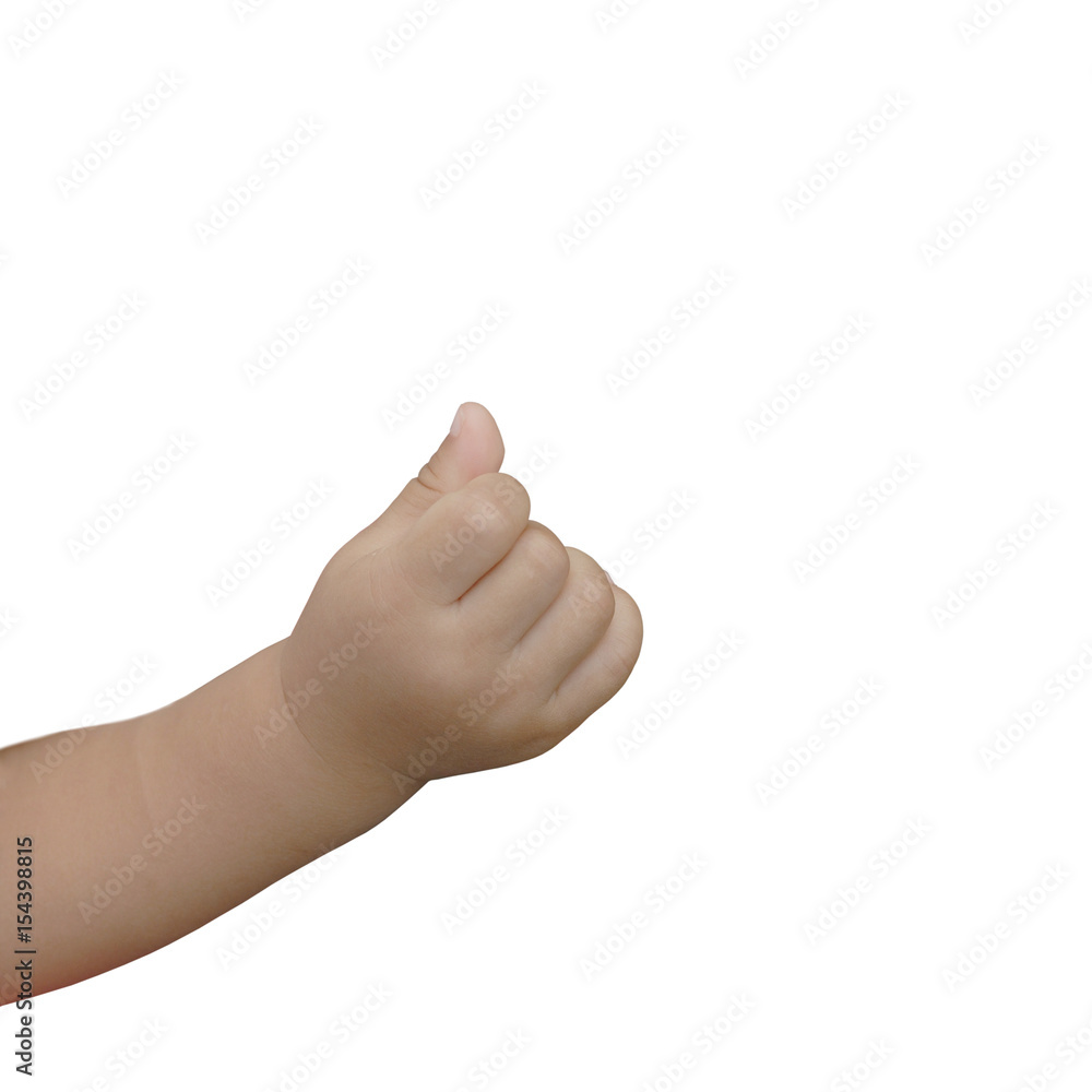 baby hand isolated on white background baby hand isolated on white background