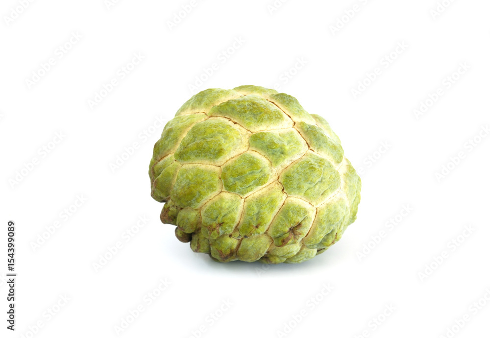 sugar apple on white background sugar apple on white background
