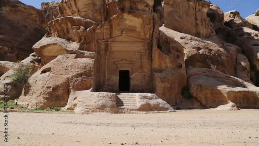 the antique site of little petra in jordan the antique site of little petra in jordan