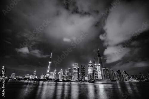 Canvas Print Shanghai Skyline
