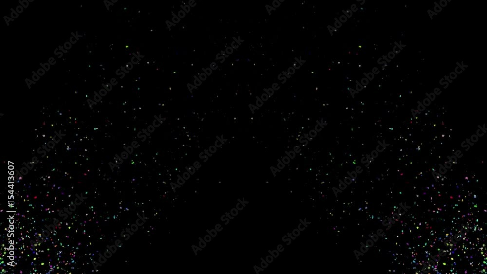 Animation of colorful falling confetti (alpha channel included) Animation of colorful falling confetti (alpha channel included)