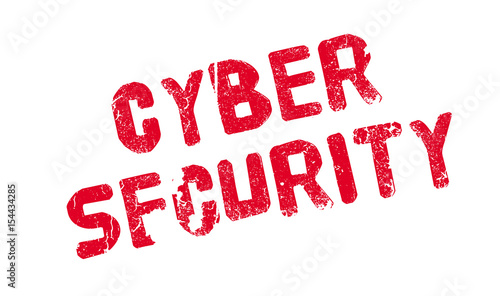 Cyber Security rubber stamp. Grunge design with dust scratches. Effects can be easily removed for a clean, crisp look. Color is easily changed.