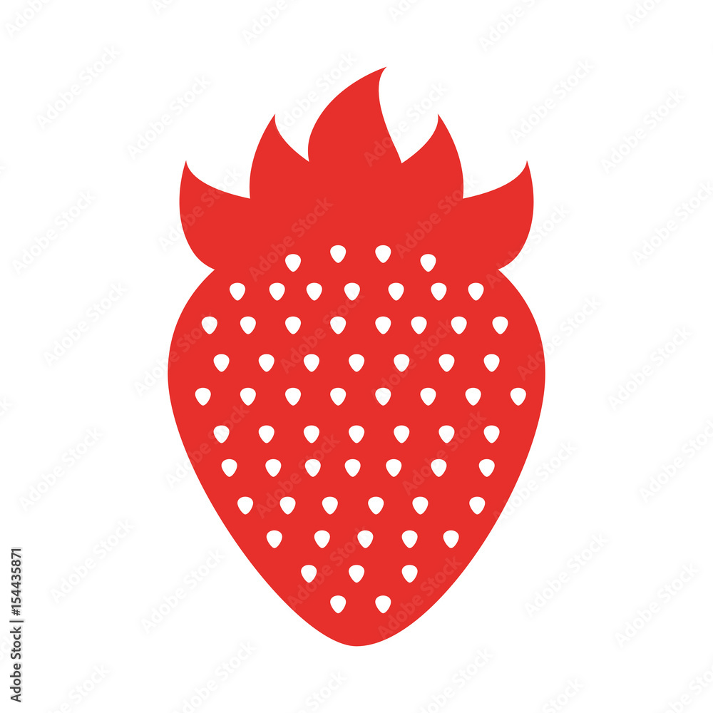 strawberry fresh fruit icon vector illustration design strawberry fresh fruit icon vector illustration design