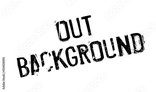 Out Background rubber stamp. Grunge design with dust scratches. Effects can be easily removed for a clean, crisp look. Color is easily changed.