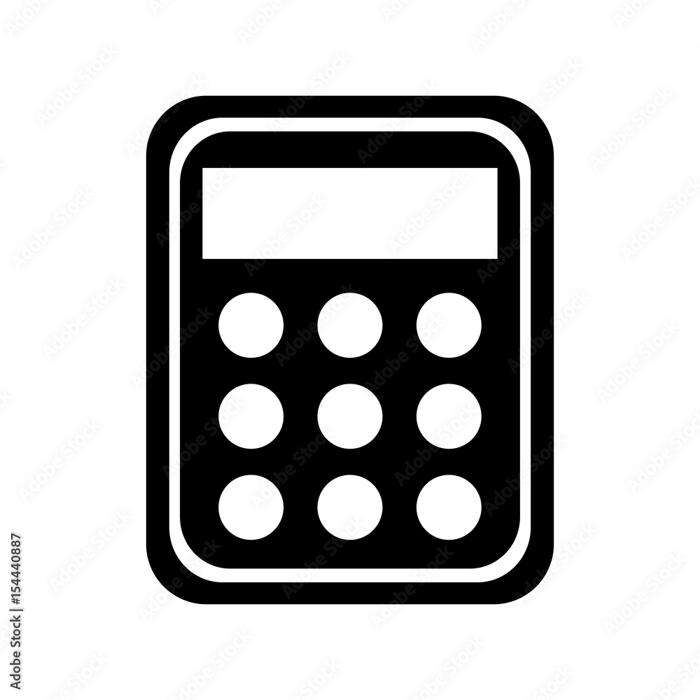 calculator math isolated icon vector illustration design calculator math isolated icon vector illustration design