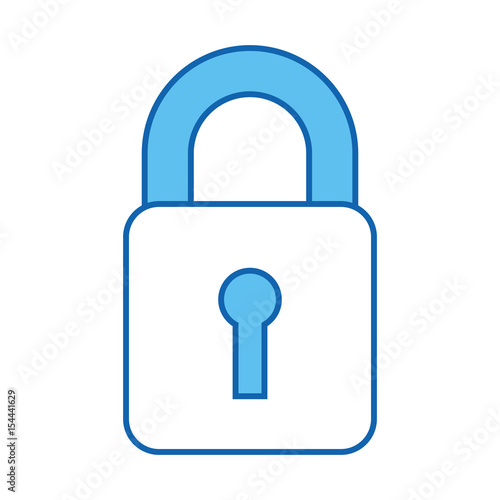padlock security isolated icon vector illustration design