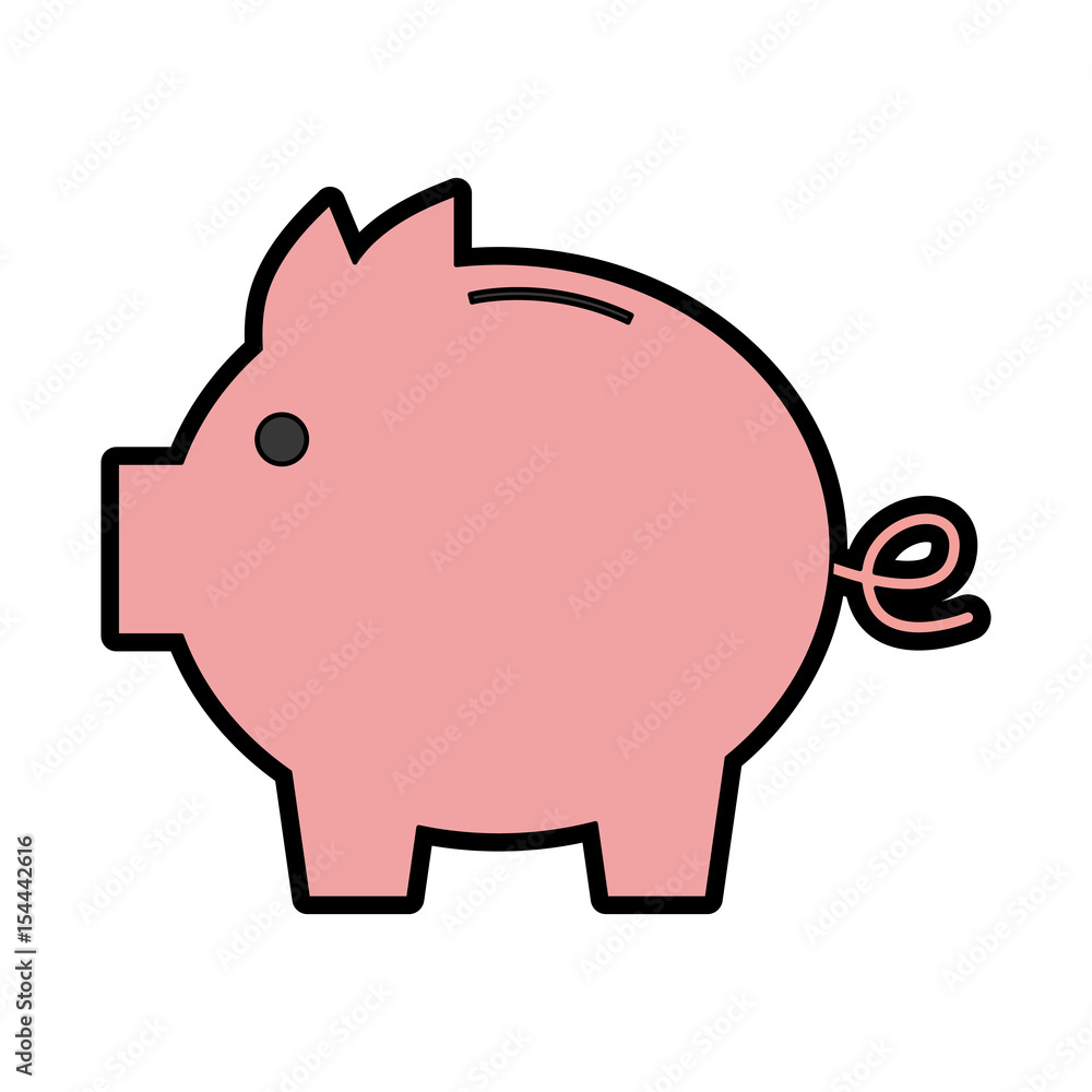 piggy savings isolated icon vector illustration design piggy savings isolated icon vector illustration design