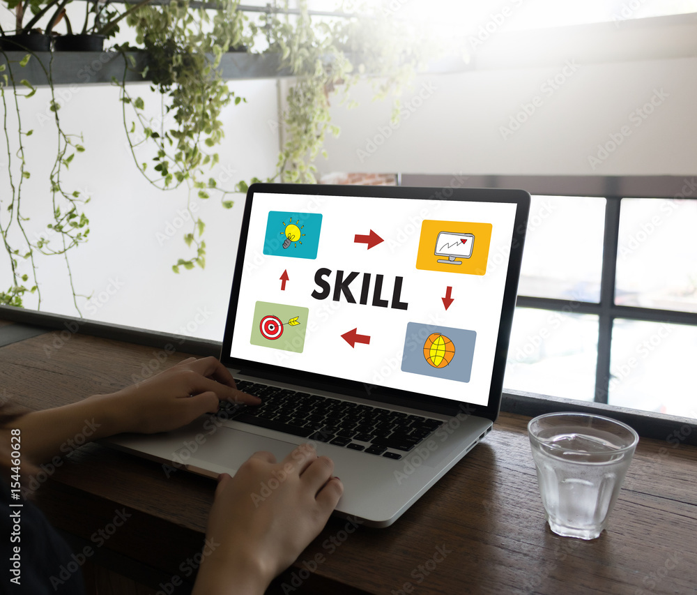 Fototapeta premium SKILL professionals working TECHNOLOGY COMMUNICATION
