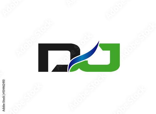 Dj company linked letter logo
