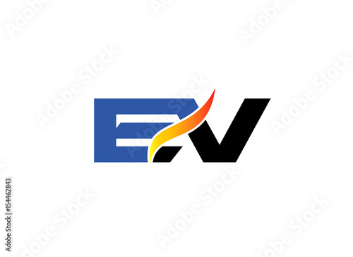 Free Download EV Logo
 - GFXLoad