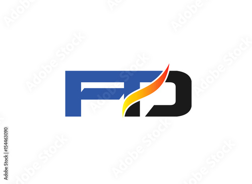 Free Download FD initial company logo
 - GFXLoad