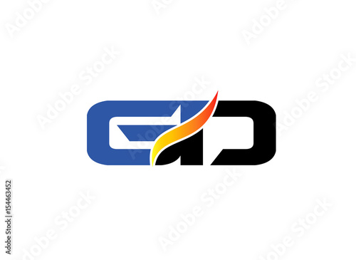 Free Download GD letter logo
 - GFXLoad