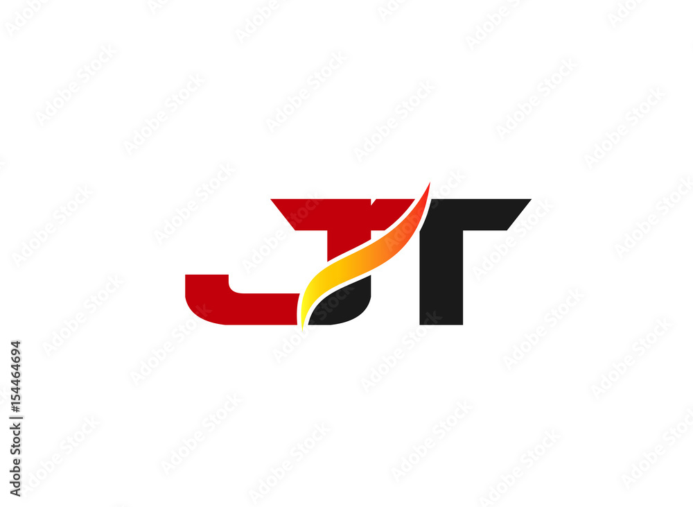JT Logo. Vector Graphic Branding Letter Element
JT Logo. Vector Graphic Branding Letter Element