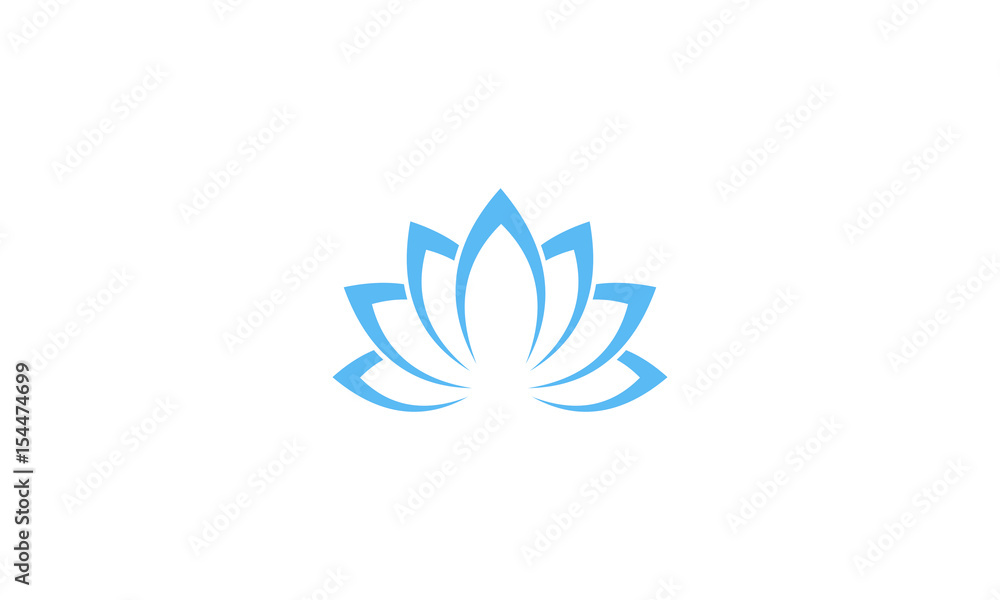 Fototapeta premium blue leaf vector