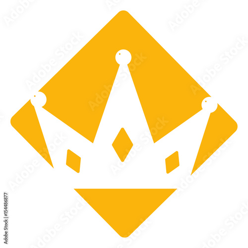 label nice crown of king to glory and pawer