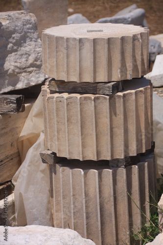morceaux de colonnes