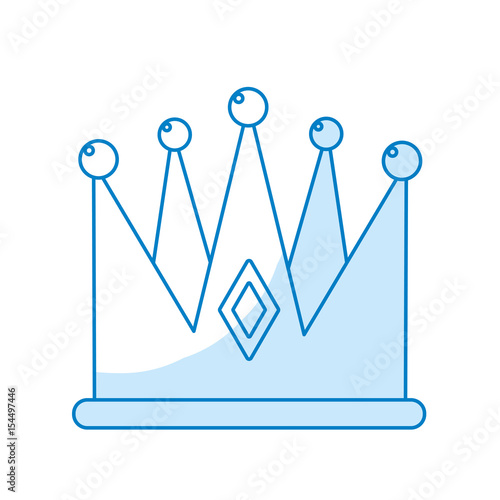 silhouette nice crown of king to glory and pawer