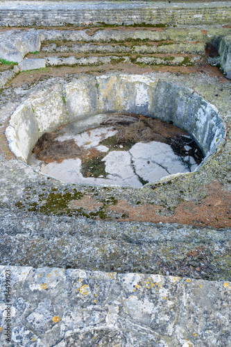 Roman remains, national park Brioni, Croatia photo