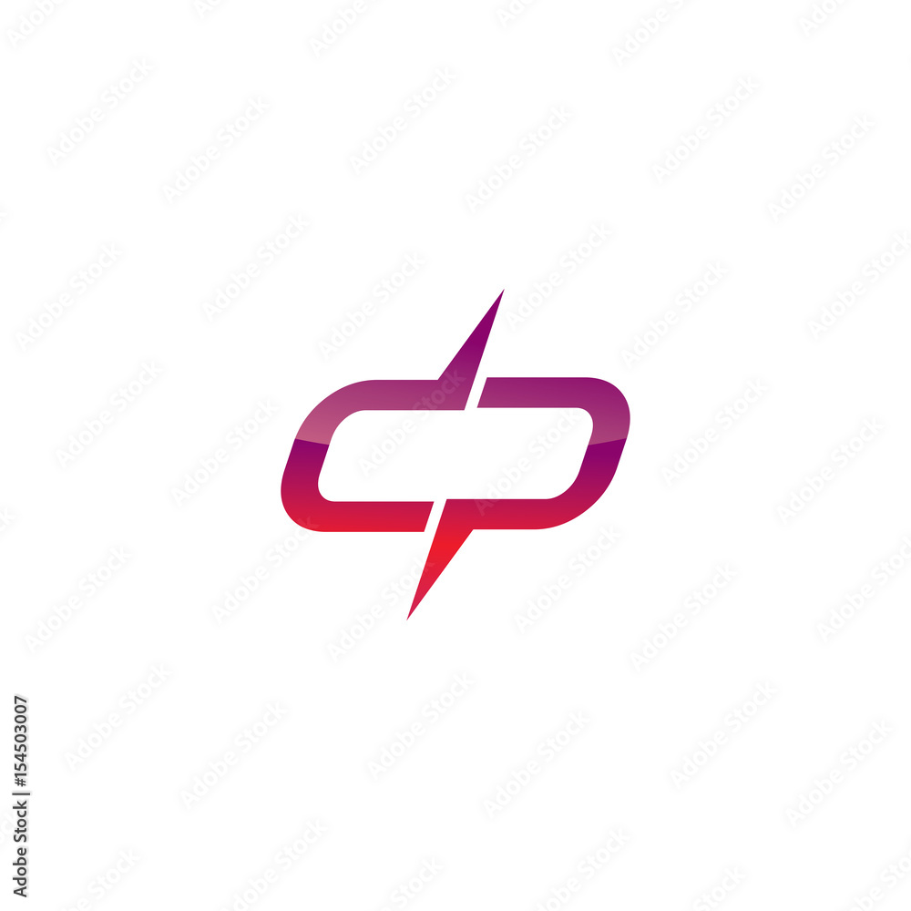 initial letter DP logo