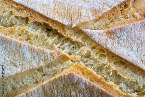 Loaf of bread closeup.