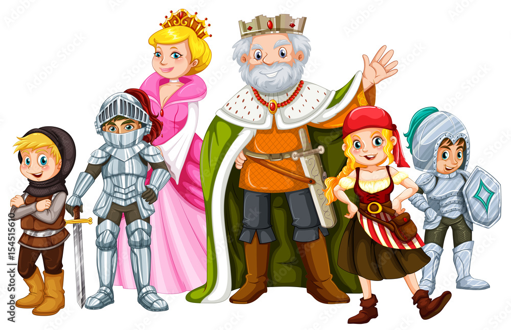 King and other fairytale characters King and other fairytale characters