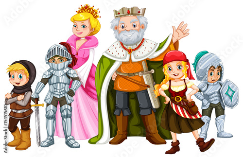 King and other fairytale characters