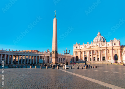 Saint Peter's Square in Vatican - Rome, Italy