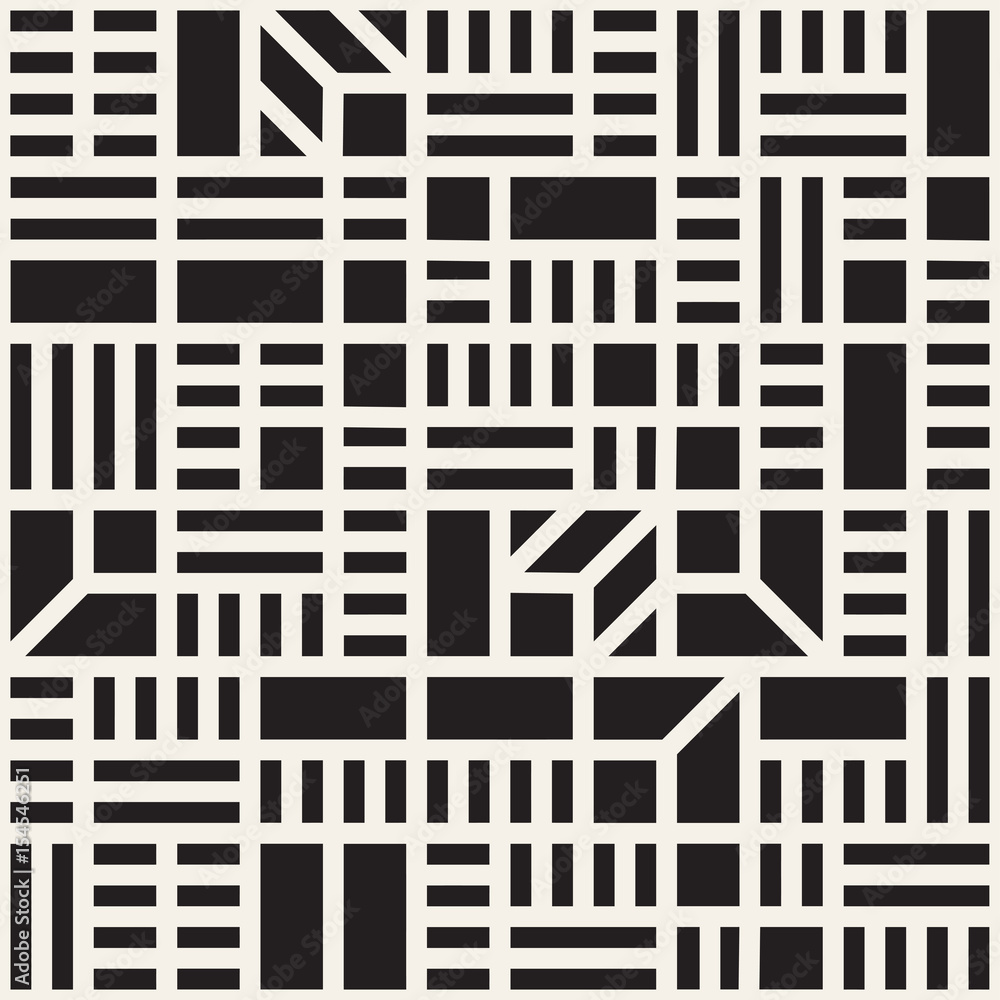 Vector seamless pattern. Mesh repeating texture. Linear grid with chaotic shapes. Stylish geometric lattice design Vector seamless pattern. Mesh repeating texture. Linear grid with chaotic shapes. Stylish geometric lattice design