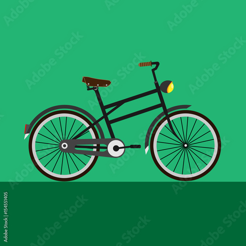 bicycle vintage stock vector