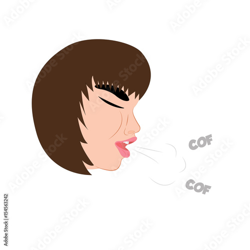 Young woman having a cold