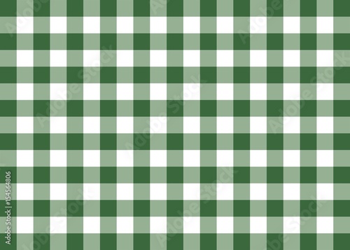 Dark Green Gingham Pattern Background