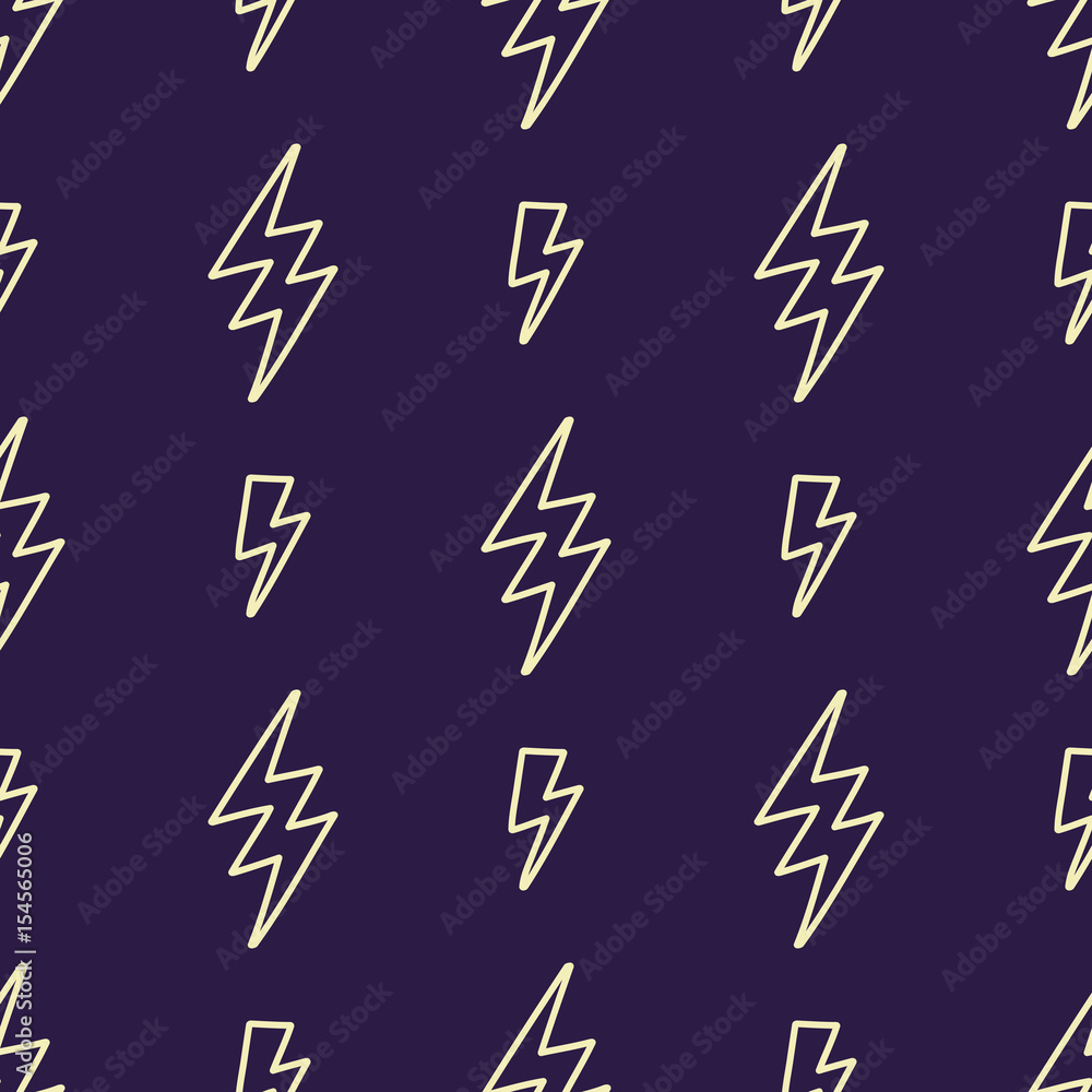Vector abstract modern comic pattern with lightning bolts. Trendy thunder background. Vector abstract modern comic pattern with lightning bolts. Trendy thunder background.