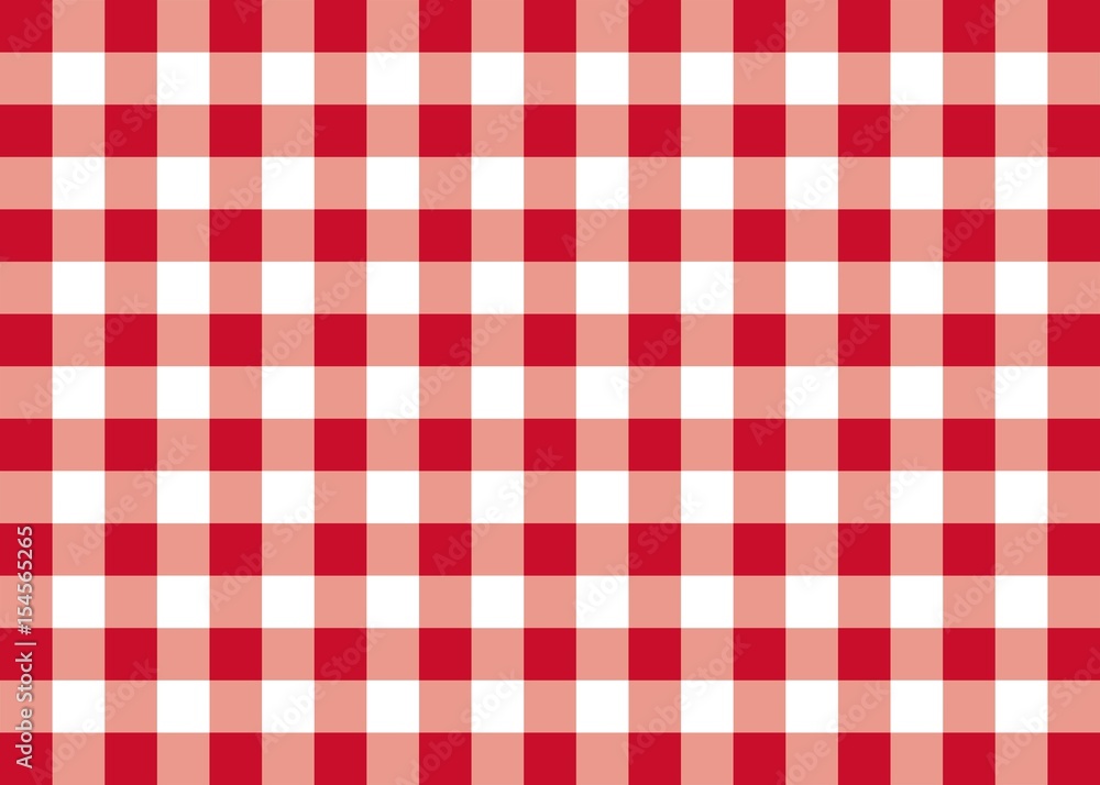 Red Gingham Pattern Background Red Gingham Pattern Background