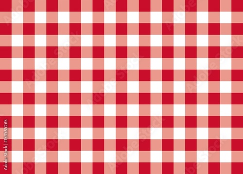 Red Gingham Pattern Background
