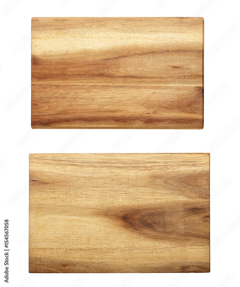 Naklejka premium Rectangular wooden cutting board