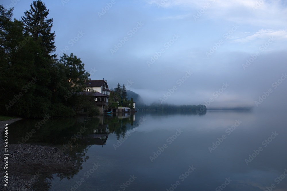 Obraz premium 6.00 a.m. am Kochelsee