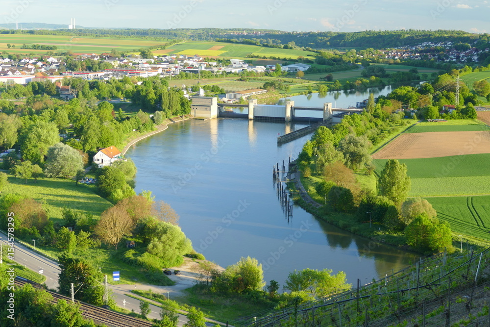 Blick auf den Neckar 