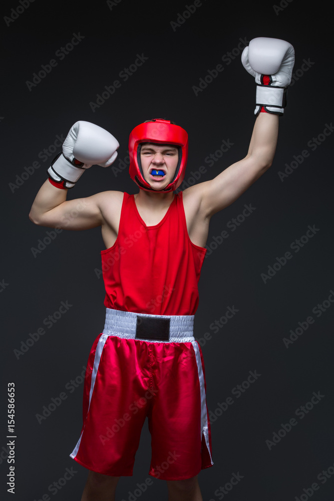 Young boxer winner Young boxer winner