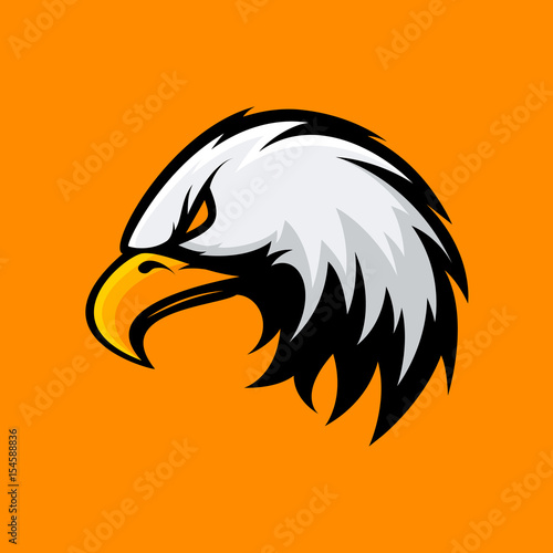 Furious Eagle Head Sport Vector Logo Concept Isolated On Orange Background Modern Angry Predator Professional Team Badge Design Premium Quality Wild Bird Mascot T Shirt Tee Print Illustration Stock Vector Adobe Stock Furious Eagle Head Sport Vector Logo Concept Isolated On Orange Background Modern Angry Predator Professional Team Badge Design Premium Quality Wild Bird Mascot T Shirt Tee Print Illustration Stock Vector Adobe Stock
