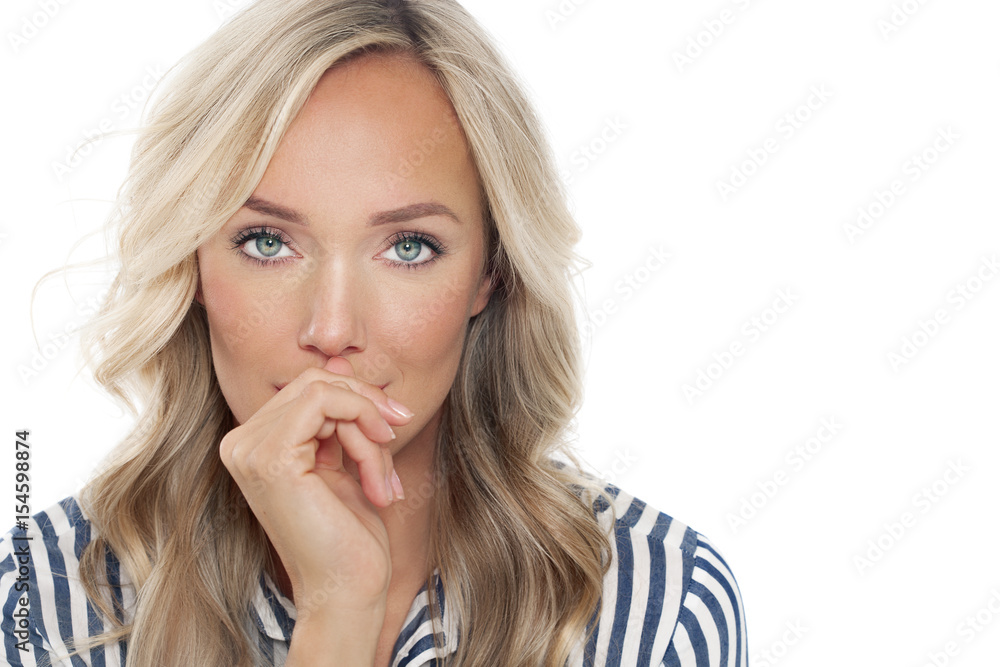 Pensive European Woman Pensive European Woman