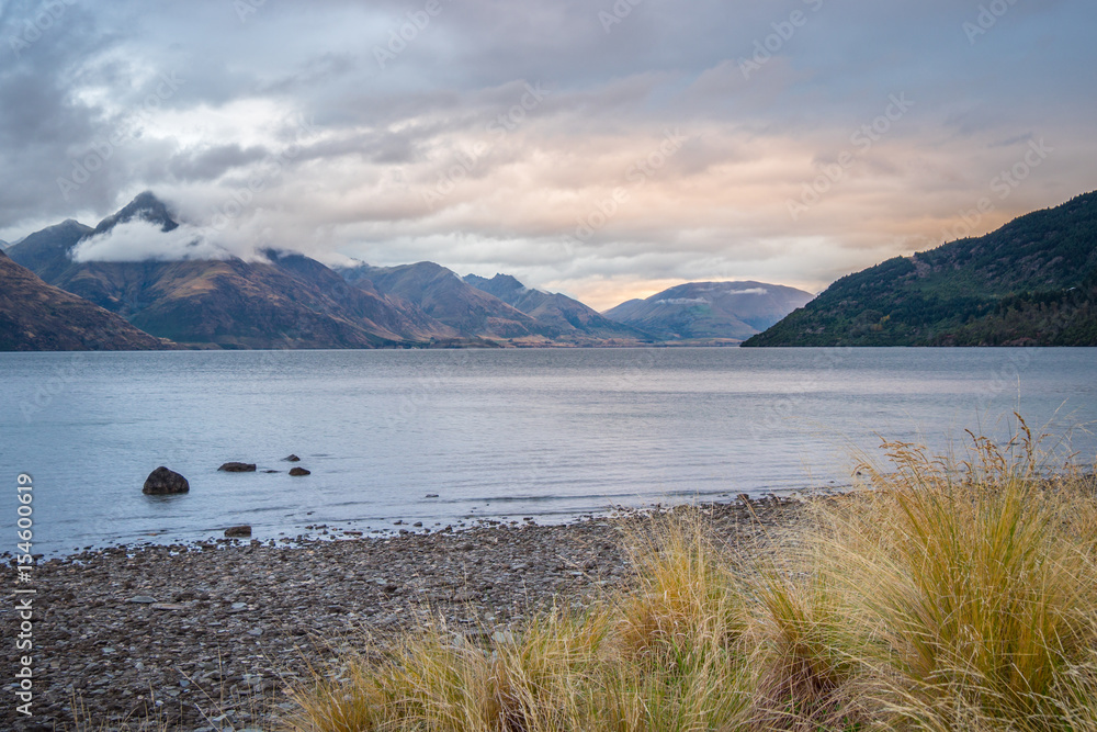 Lake Wakatipu, Queenstown, New Zealand	