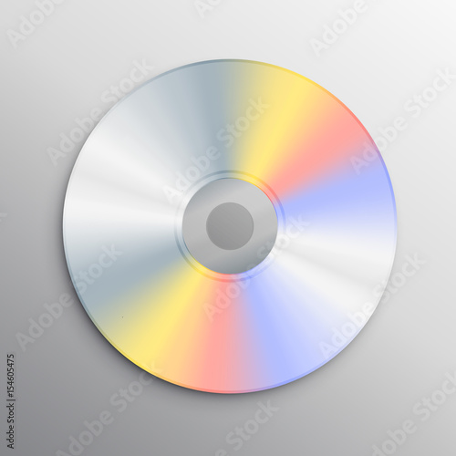 realistic cd mockup design template