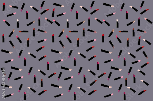  Pattern of lipstick. Vector illustration.